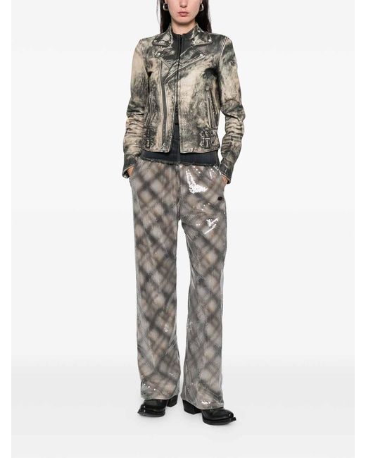 DIESEL Natural Leather Outerwear