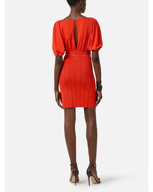 Elisabetta Franchi Red Mini Dress