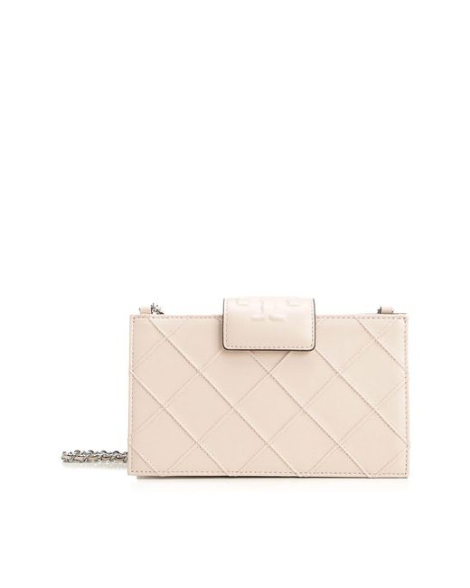 Tory Burch Natural Chain Wallet