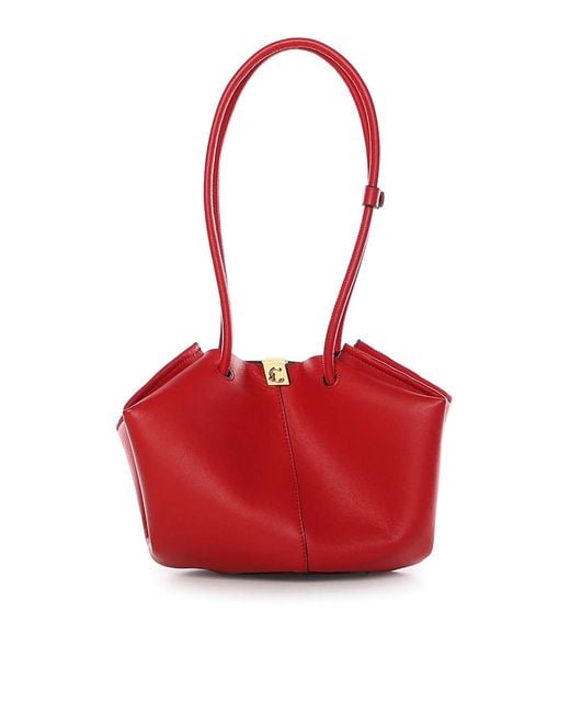 Coccinelle Red Kamy Leather Bag