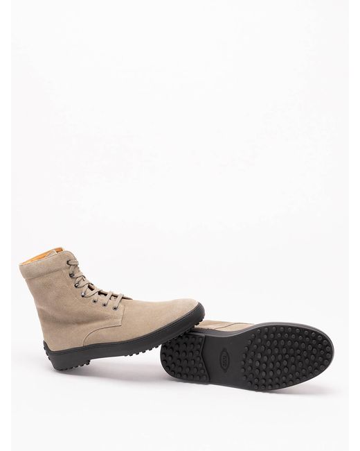 Tod's Brown Gommino Ankle Boots for men