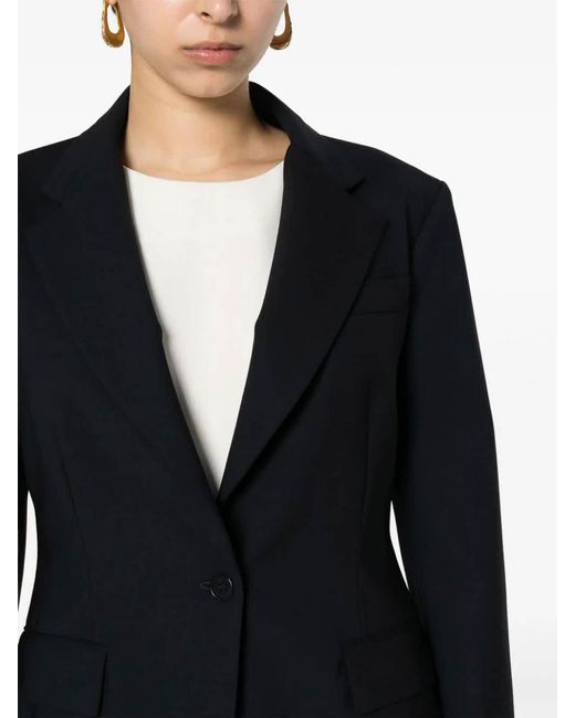 P.A.R.O.S.H. Black Single-Breasted Blazer