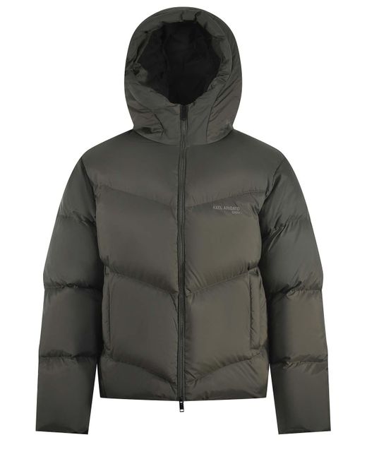 Axel Arigato Gray Down Jacket Nylon for men
