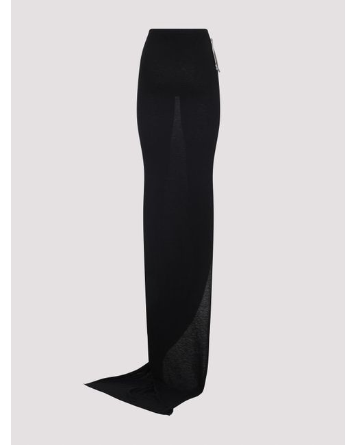 Rick Owens Black Skirt