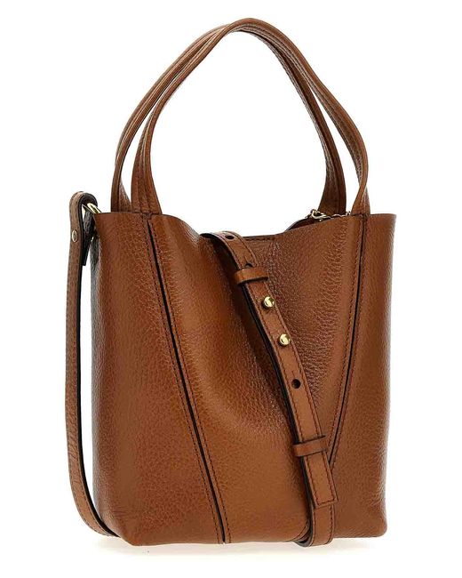Chloé Brown Spin Handbag