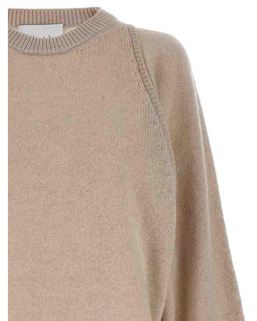 Nude Natural Fringed Borders Sweater