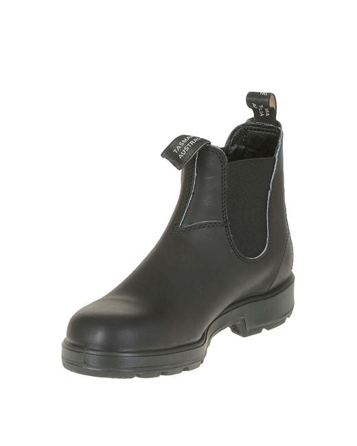 Blundstone Black Leather Ankle Boots for men