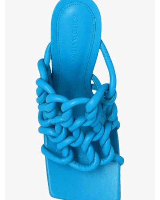 Bottega Veneta Blue Sandals