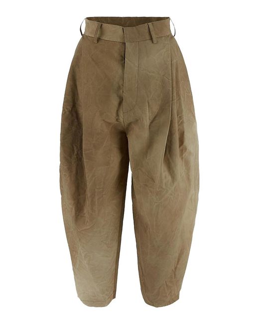 Uma Wang Green Balloon Trouser