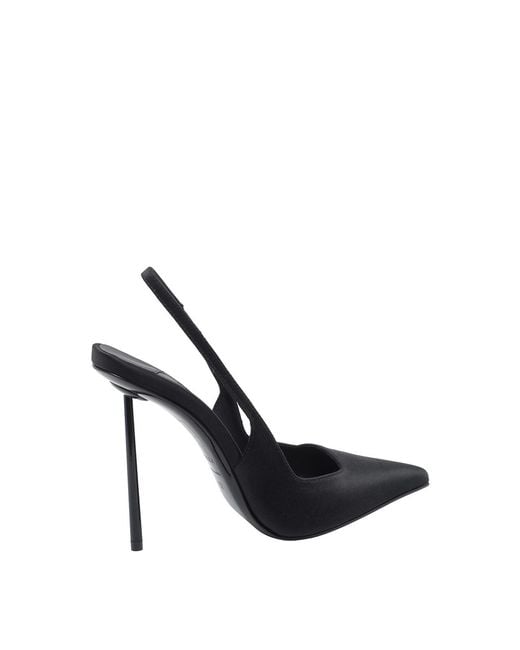 Le Silla Black Amelia Pump Slingback