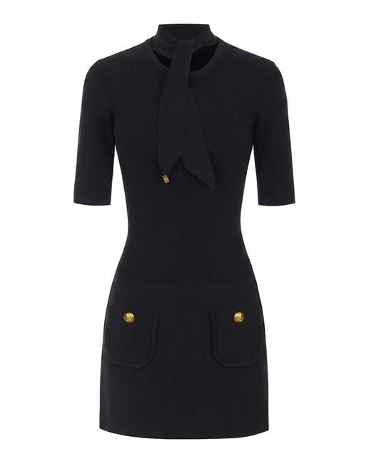Elisabetta Franchi Black Dress