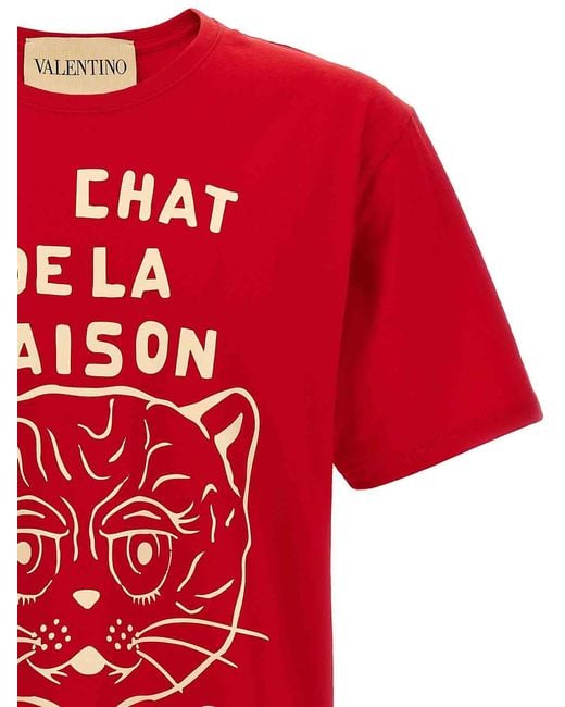 Valentino Garavani Red T-Shirt for men
