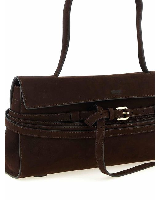 Moschino Brown Tie Me' Shoulder Bag