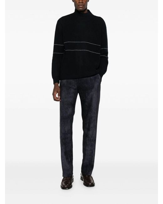 Emporio Armani Blue Casual Pants for men