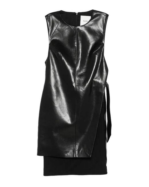 Nanushka Black Winta Dress