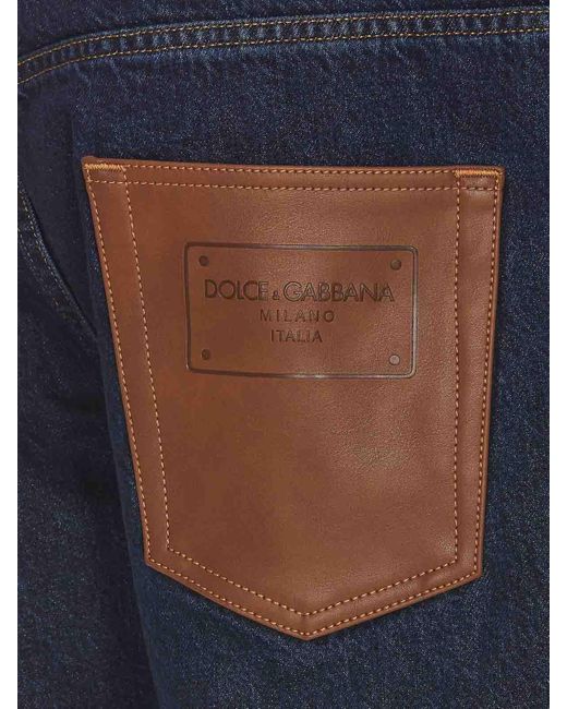 Dolce & Gabbana Blue Denim Jeans for men