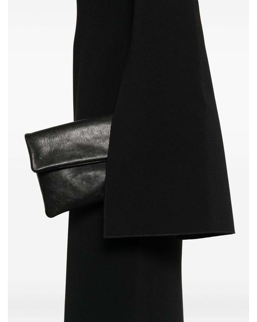 Solace London Black Alina Midi Dress