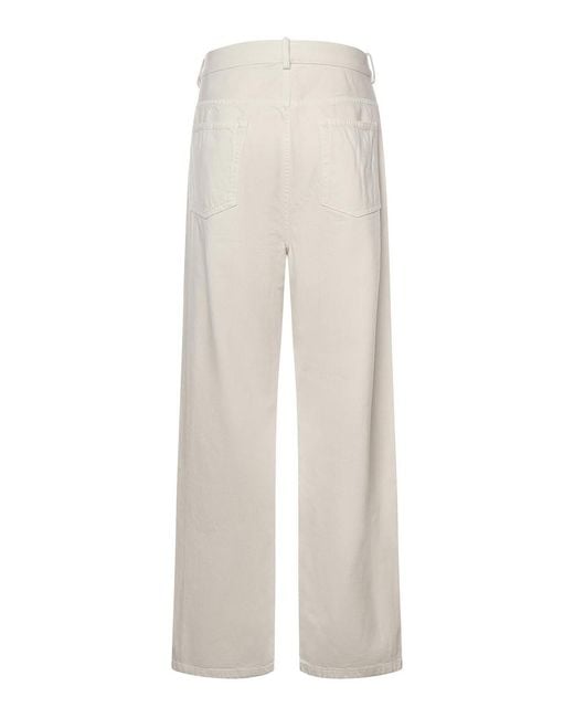 Ann Demeulemeester White Ronald Cotton Pants for men