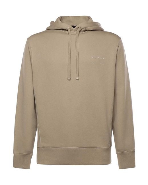 Hogan Natural Cotton Sweatshirt With Logo for men