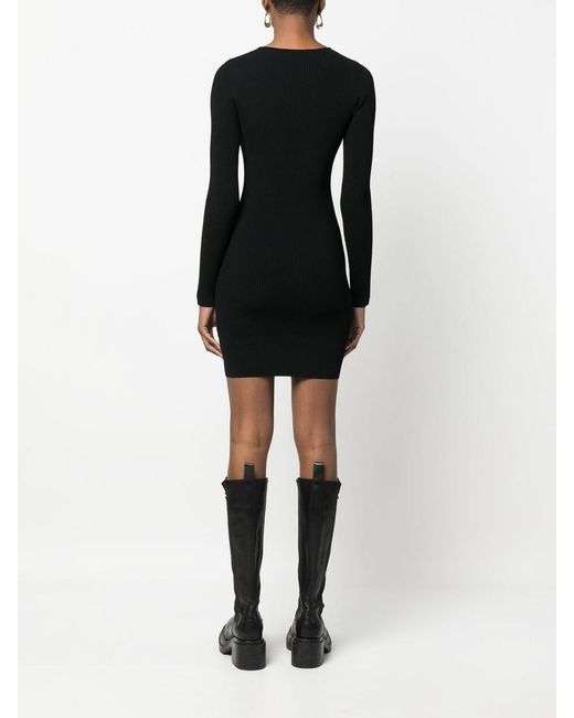 DSquared² Black Short Tigh Dress