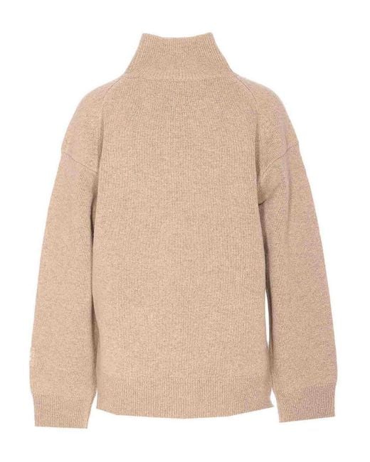 Tory Burch Natural Merino Wool Sweater