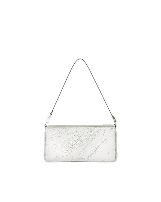 Courreges White Naplack Bag With Logo