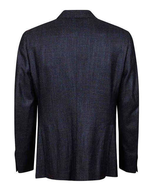 Isaia Blue Versatile Jacket for men