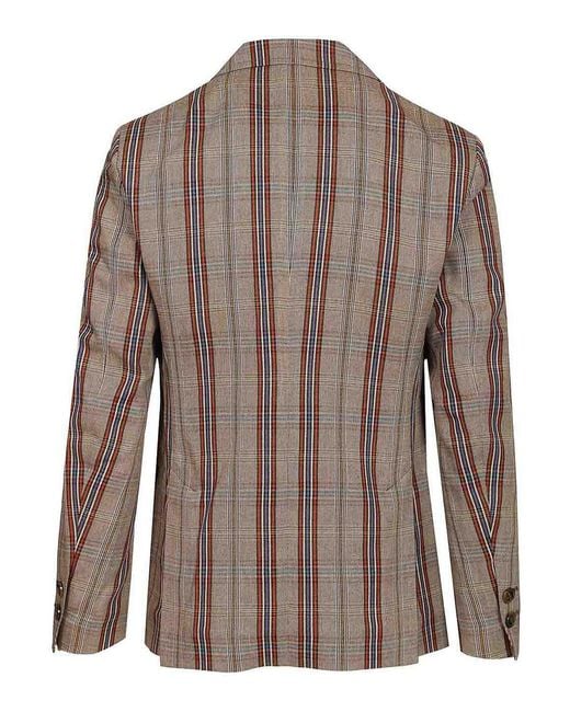 Vivienne Westwood Brown Cruise Double-Breasted Jacket for men