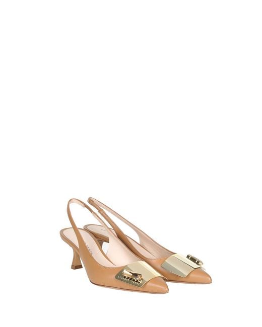 Roberto Festa Natural Chanel Slingback