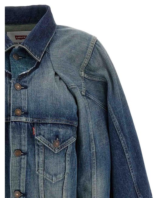 Junya Watanabe Blue Stonewashed Denim Jacket
