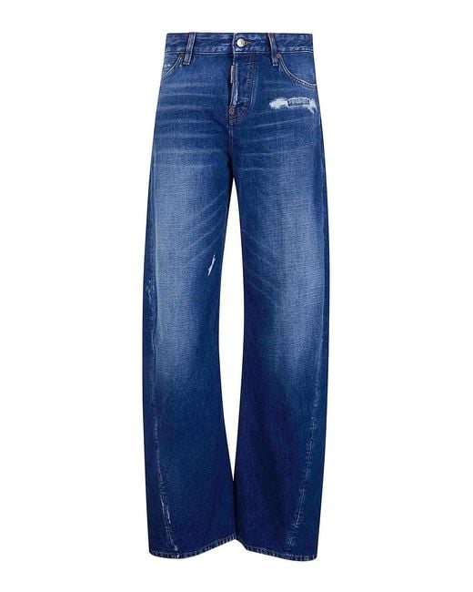 DSquared² Blue Loose Twst Jeans