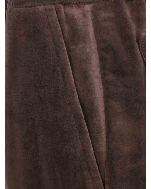Rick Owens Brown Dietrich Drawstring Pants for men