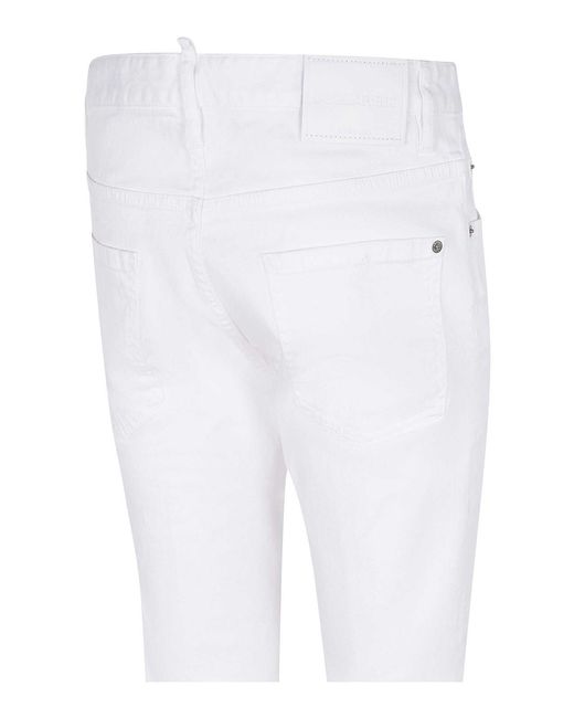 DSquared² White Jeans Made From Denim for men