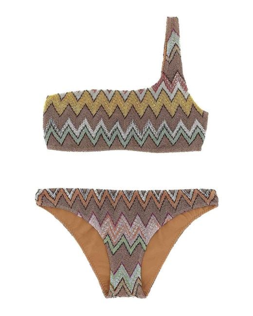 Missoni Brown Lam Viscose Bikini