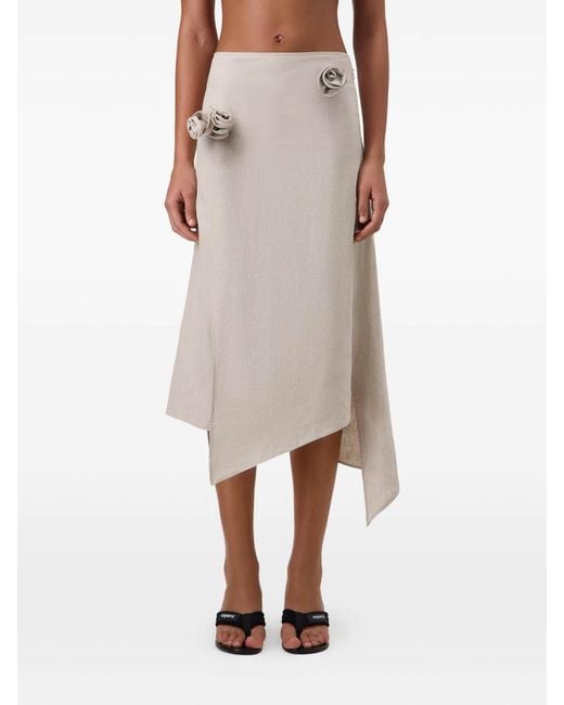 Coperni White Midi Skirt