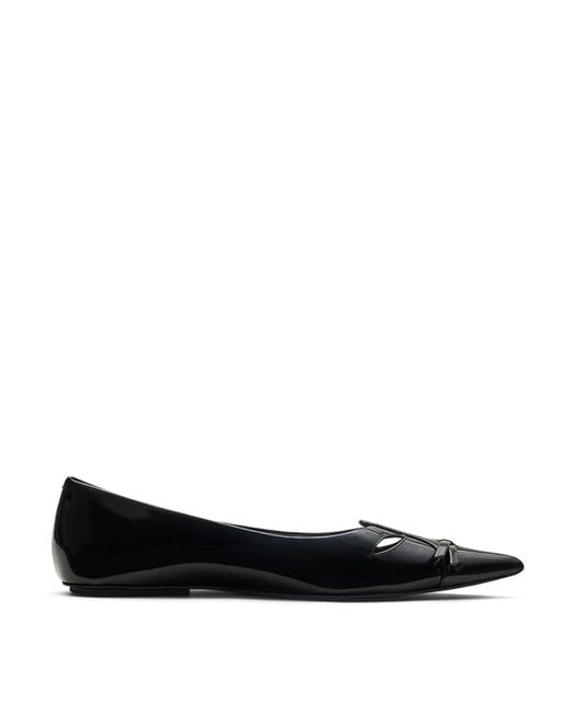 Marc Jacobs Black Leather Ballerinas