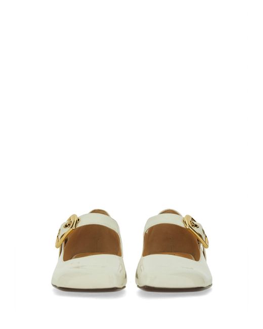 Chloé White Ballerina Polly