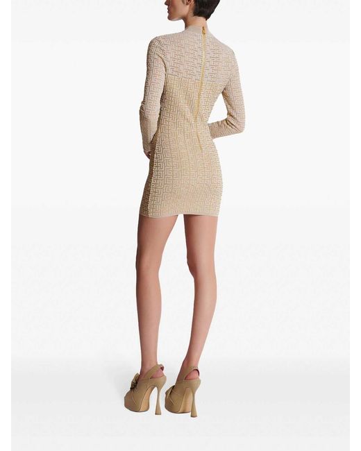 Balmain Natural Short Dress