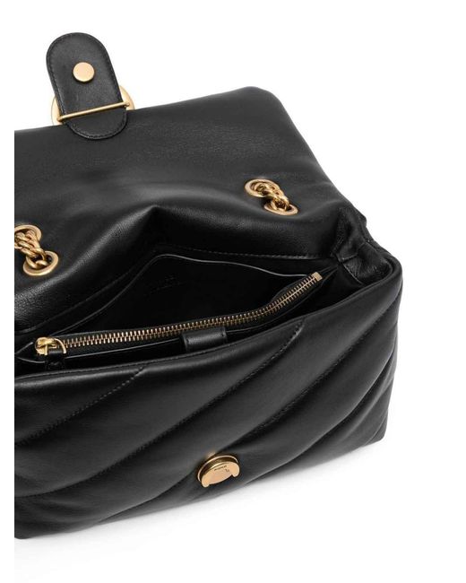 Pinko Black Love Puff Classic Bag