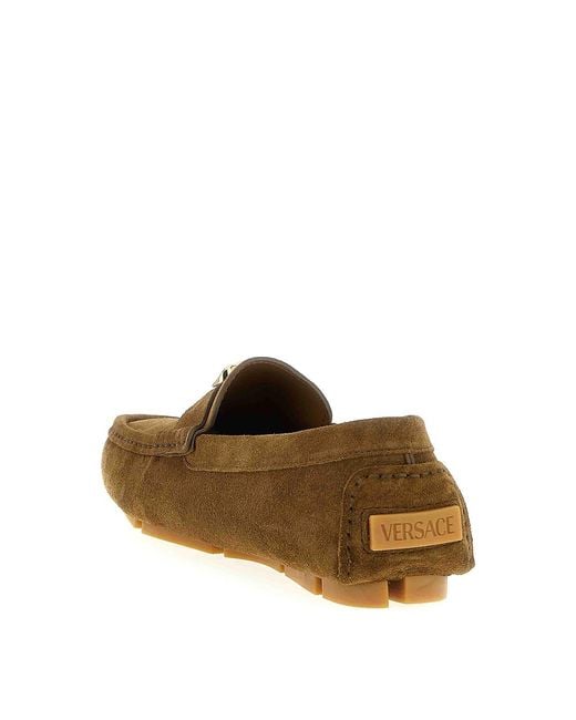 Versace Brown Loafers for men