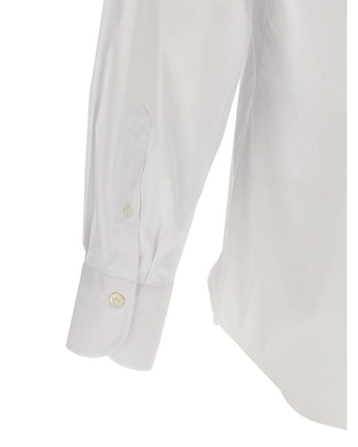 Finamore 1925 White Napoli Shirt for men