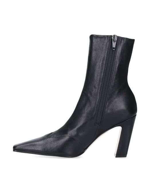 Khaite Black Nevada High Ankle Boots