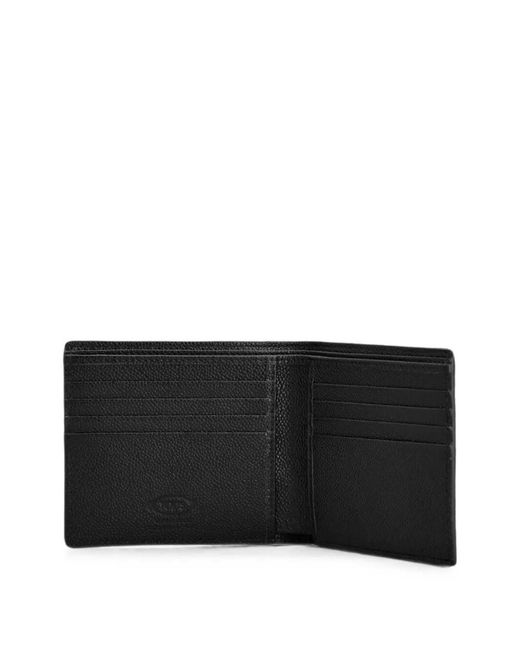 Tod's Black Caviar Baby Wallet 105X9 for men