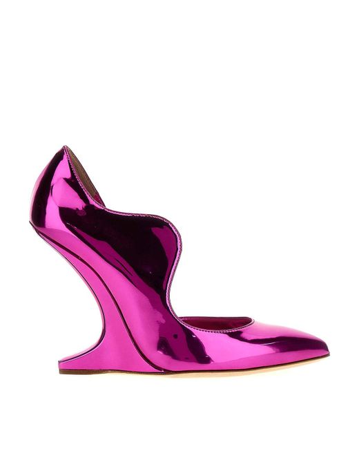 Nicolo' Beretta Pink 'Blastic' Pumps