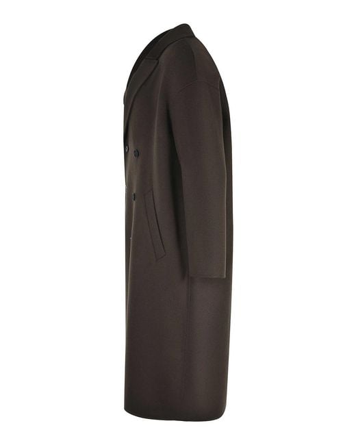 Amaranto Black Amaranth Coat for men