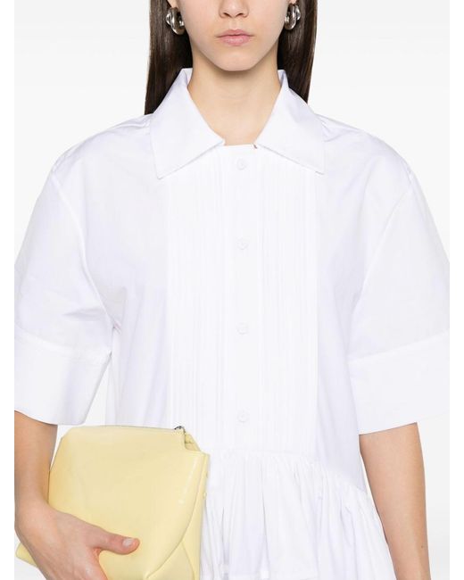 Jil Sander White Shirt Dress