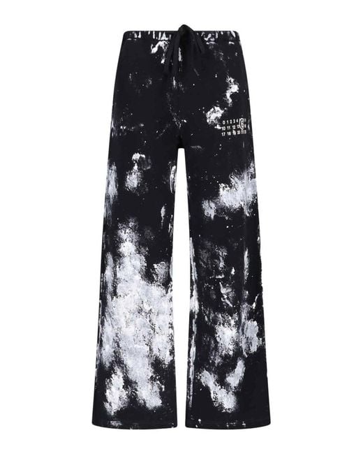 MM6 by Maison Margiela Black Sports Trousers