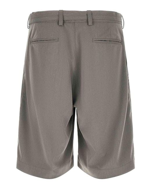 Cellar Door Gray Viper Bermuda Shorts for men