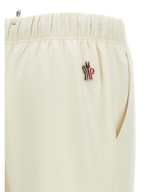 Moncler Natural Double Fabric Joggers