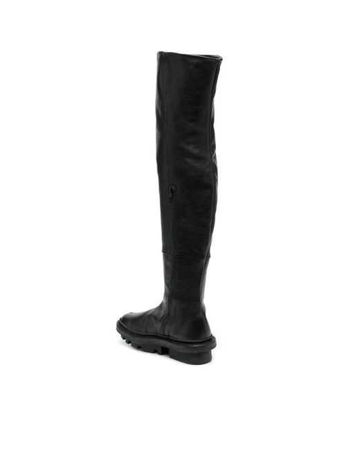Trippen Black Stage Boots With Side Zip